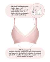 Caress Bamboo Nursing Bra - Lotus Busty