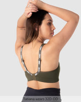 Zen Sports Nursing Bra - Olive