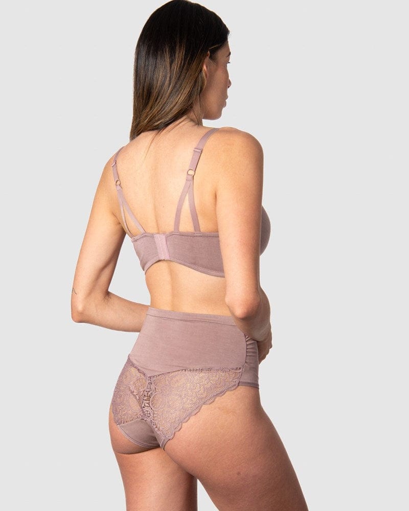 Serenity Bamboo Maternity Full Brief - Mocha