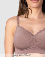 Serenity Bamboo Nursing Bra - Mocha